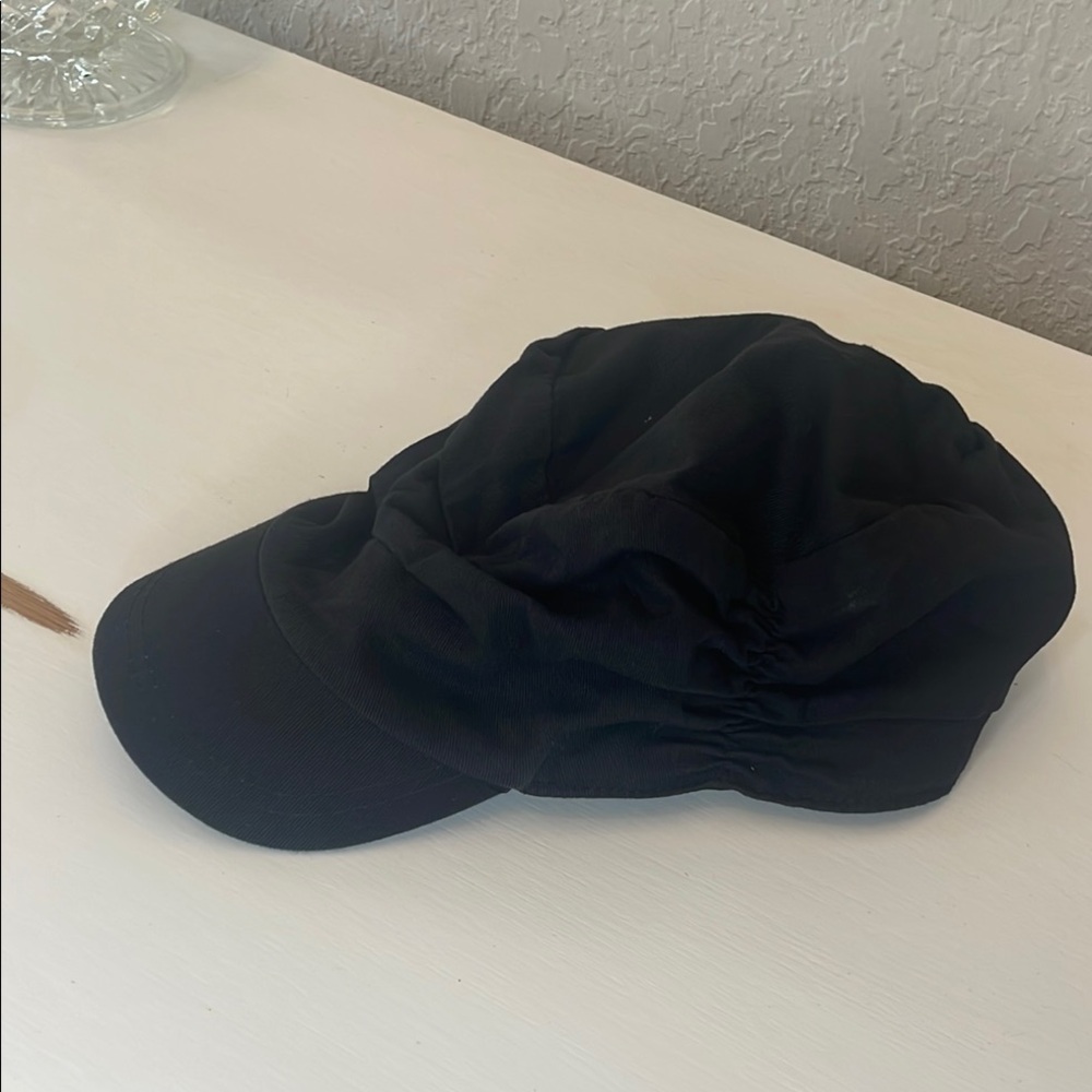 Black Slouchy Cap